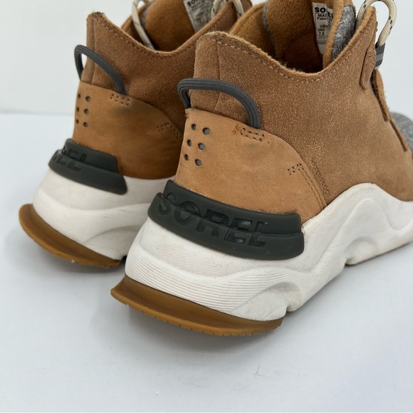 SOREL Kinetic RNEGD Caribou Shoe Waterproof Insulated in Tawny Buff Quarry 7.5 - Picture 9 of 13